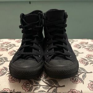 Converse All Black High-Top Sneakers